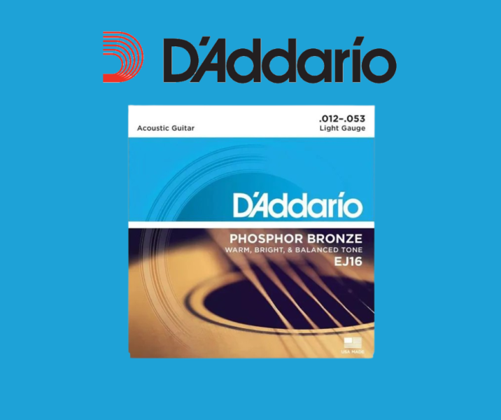 สายกีต้าร์ D’Addario EJ16 Phosphor Bronze